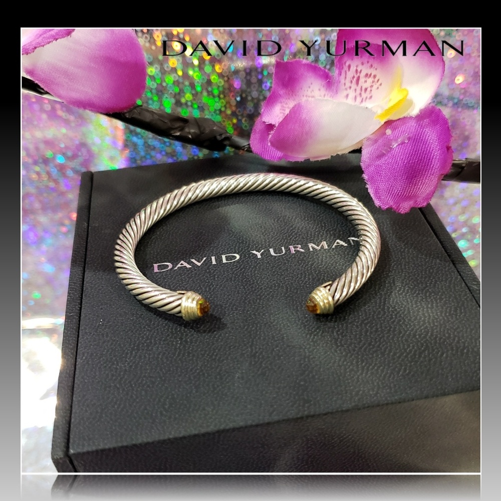 🚫 SOLD🚫 David Yurman Citrine Cable Bracelet 🌺
